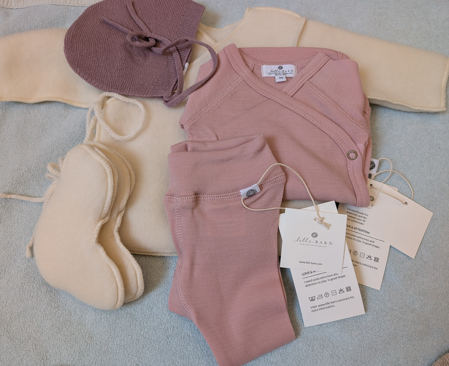 Wurzelweiche Babyerstausstattung - Rose