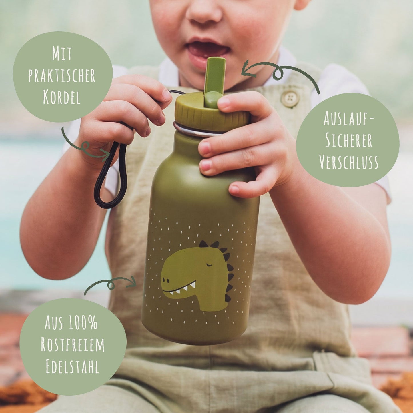 Trinkflasche aus Edelstahl für Kinder