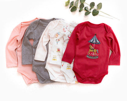 5er Set Langarm-Babybodies