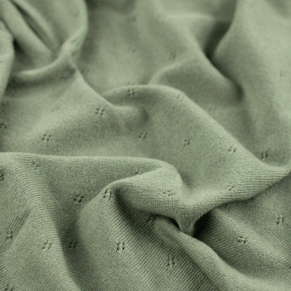 Gestrickte Babydecke aus Merinowolle