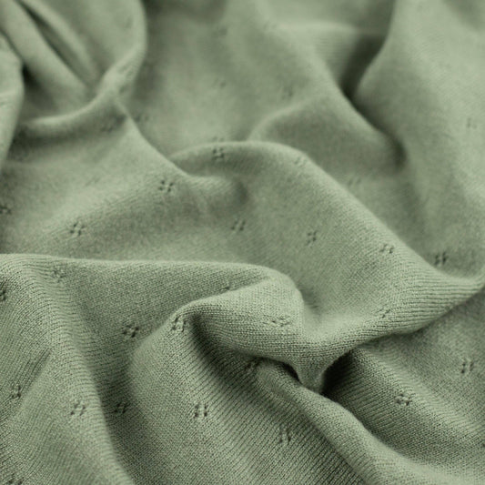 Gestrickte Babydecke aus Merinowolle