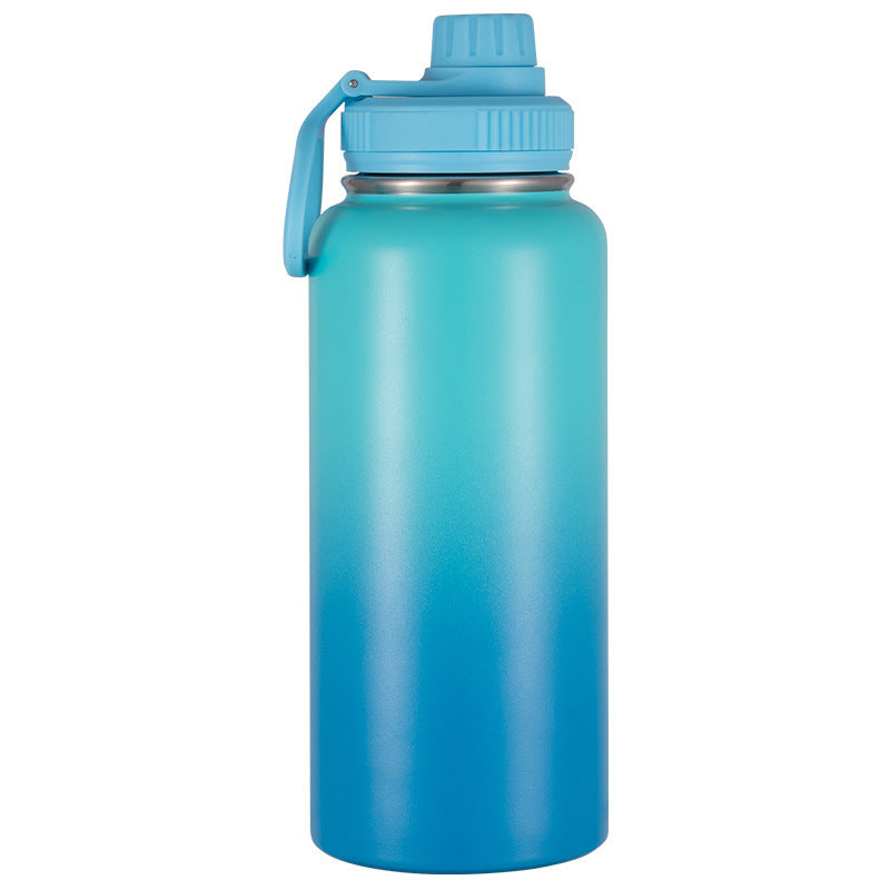 Edelstahl Thermo Trinkflasche mit Sporttrinkverschluss 950ml