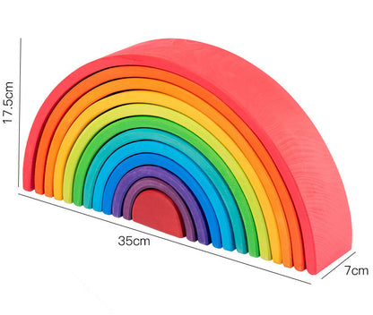 Holzspielsystem nach Montessori-Prinzipien