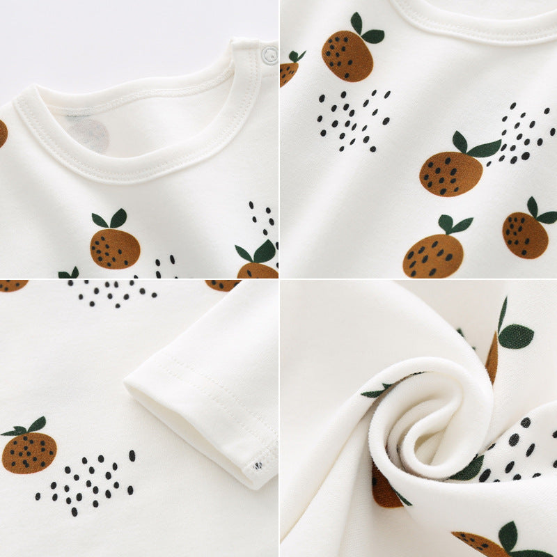 Babyset aus Shirt und Hose aus Biobaumwolle