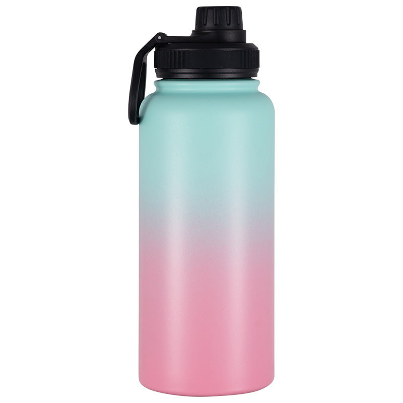 Edelstahl Thermo Trinkflasche mit Sporttrinkverschluss 950ml