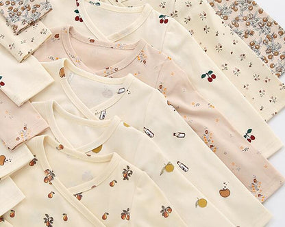 Baby-Set mit Wickelbody und Leggings aus 100% Baumwolle