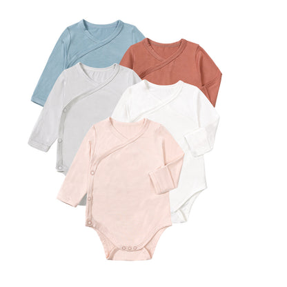 Wickelbody Langarm aus Viskose