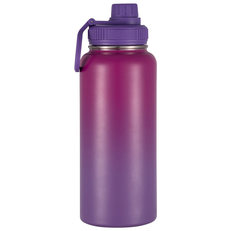Edelstahl Thermo Trinkflasche mit Sporttrinkverschluss 950ml