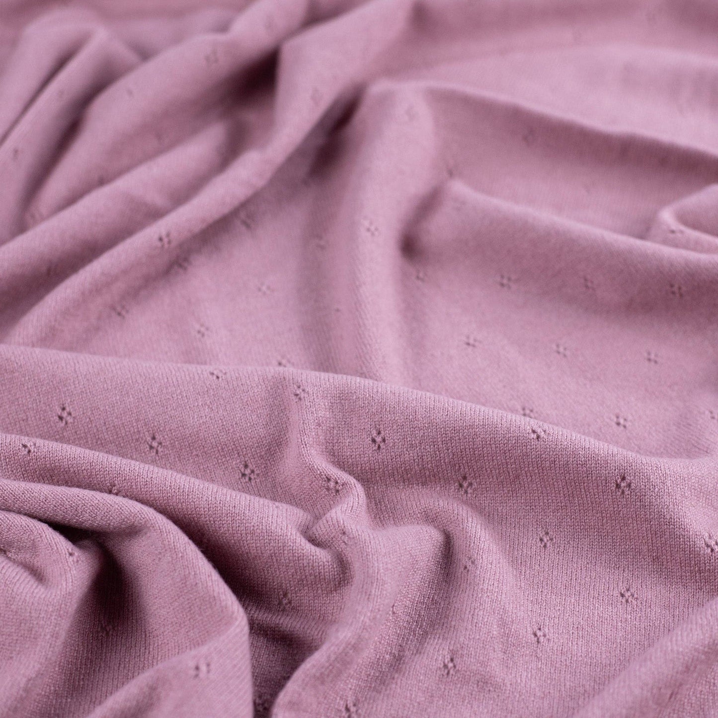 Gestrickte Babydecke aus Merinowolle