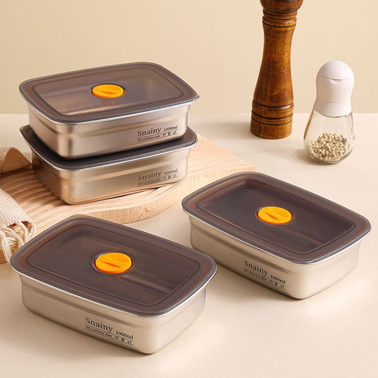 Edelstahl-Lunchbox mit Vakuumdeckel