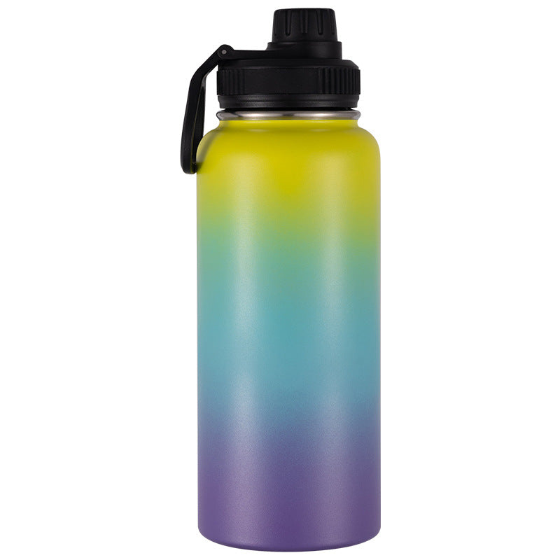 Edelstahl Thermo Trinkflasche mit Sporttrinkverschluss 950ml