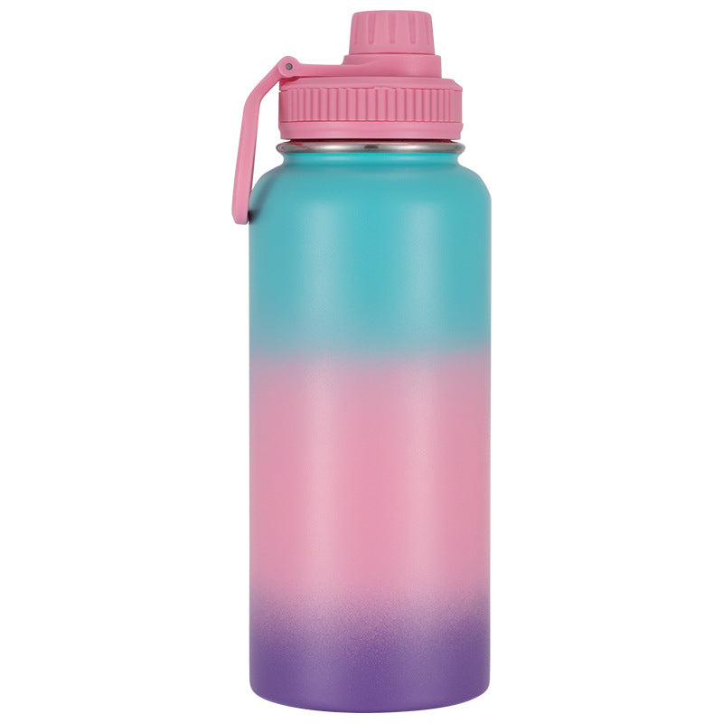 Edelstahl Thermo Trinkflasche mit Sporttrinkverschluss 950ml
