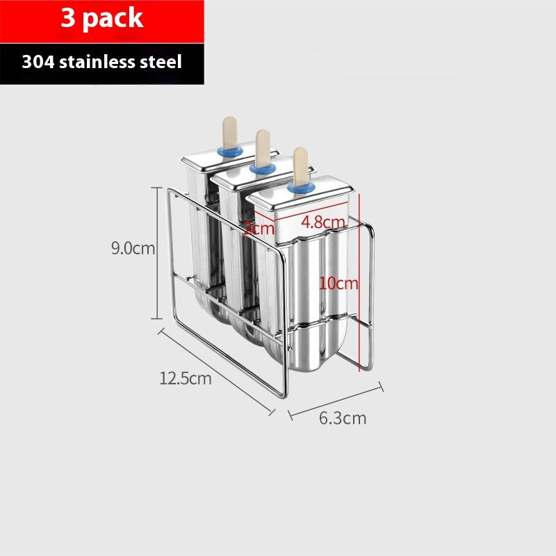 Edelstahl Eis am Stiel Formen