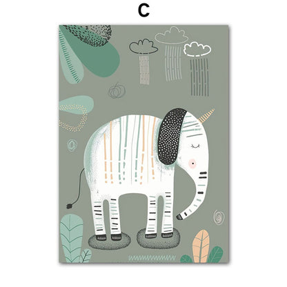 Poster fürs Kinderzimmer Dschungel