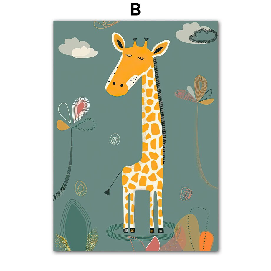 Poster fürs Kinderzimmer Dschungel