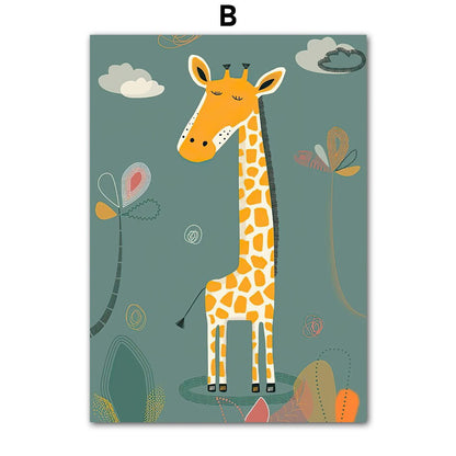 Poster fürs Kinderzimmer Dschungel