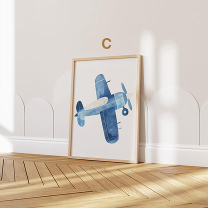 Poster fürs Kinderzimmer - Thema Luftfahrt
