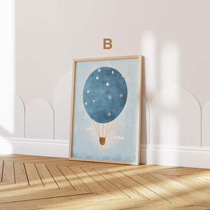 Poster fürs Kinderzimmer - Thema Luftfahrt